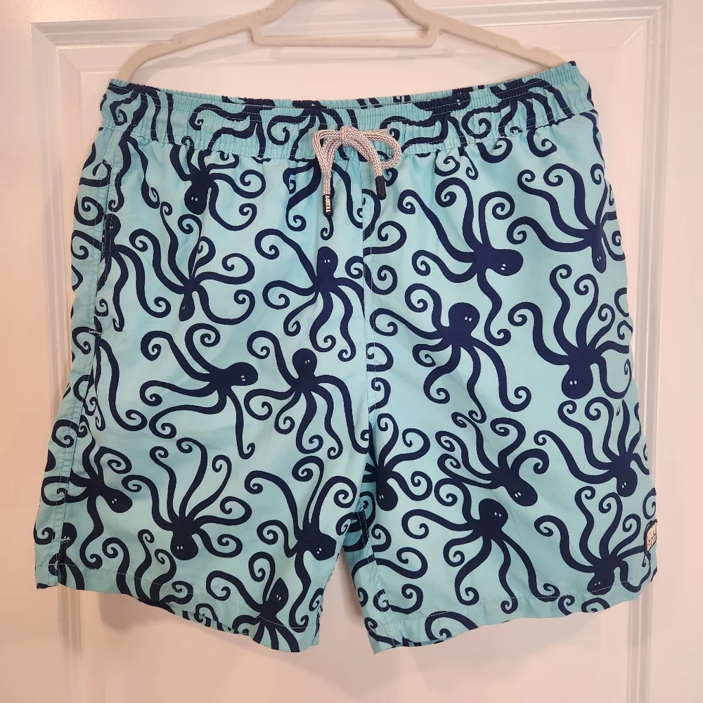 Tom And Teddy Octopus Print Swim Shorts XL‎
